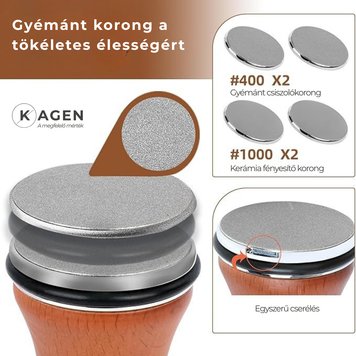 KAGEN - Precíziós késélező