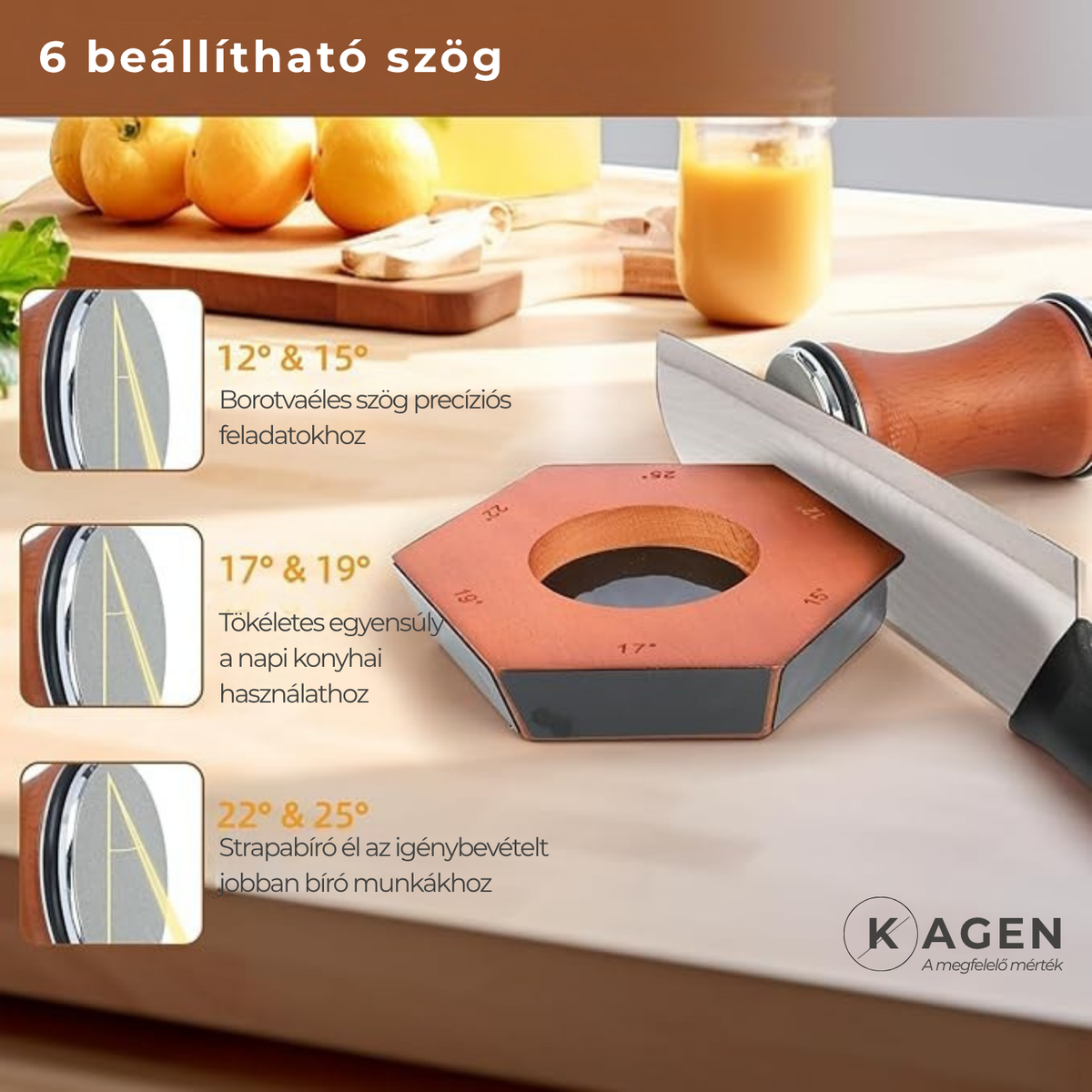 KAGEN - Precíziós késélező